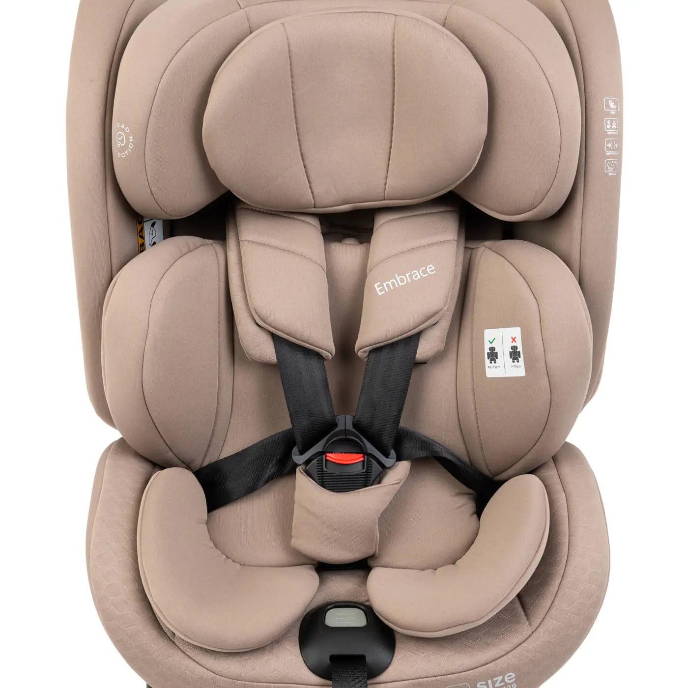 כסא בטיחות המתאים מלידה והופך לבוסטר Embrace - בז' Beige