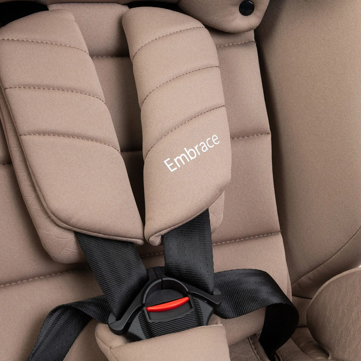כסא בטיחות המתאים מלידה והופך לבוסטר Embrace - בז' Beige