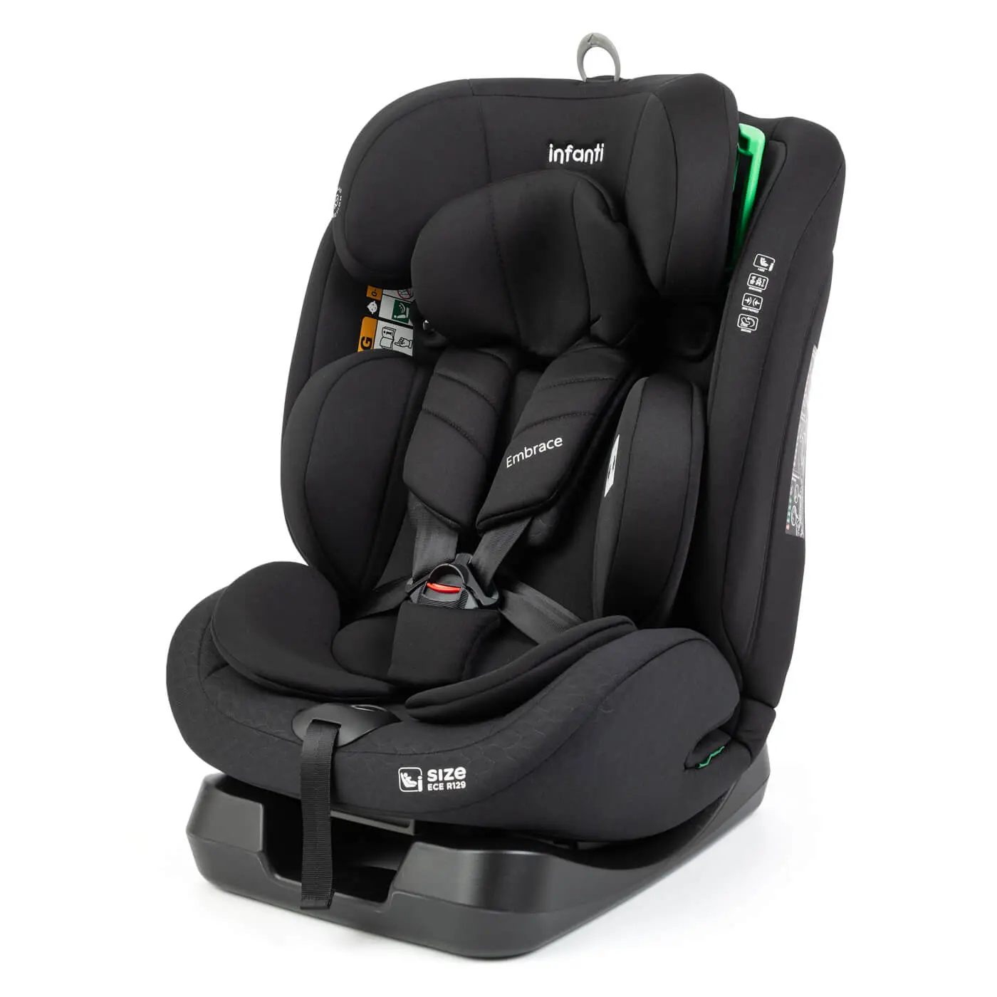כסא בטיחות המתאים מלידה והופך לבוסטר Embrace - שחור Black