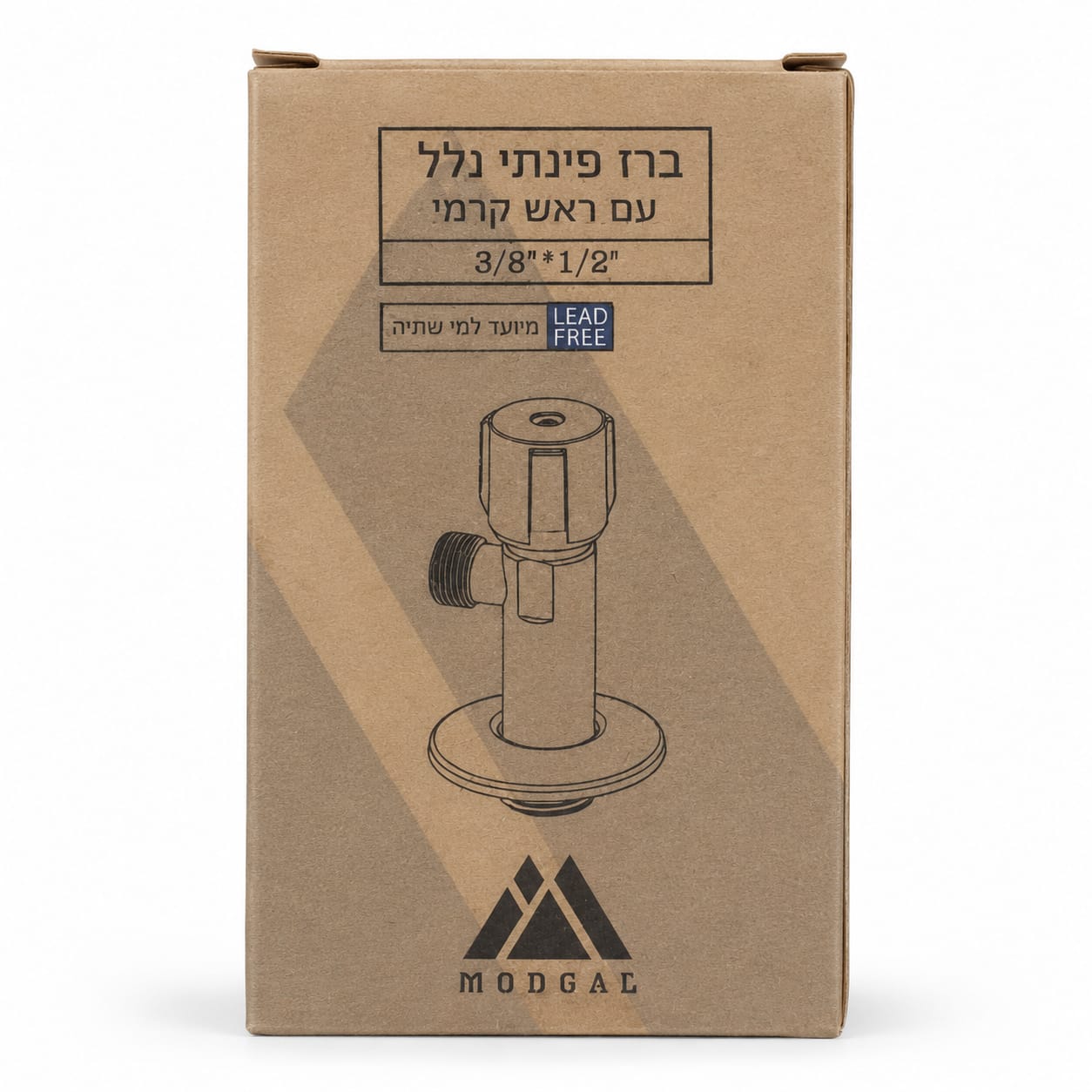 Corner faucet with ceramic head