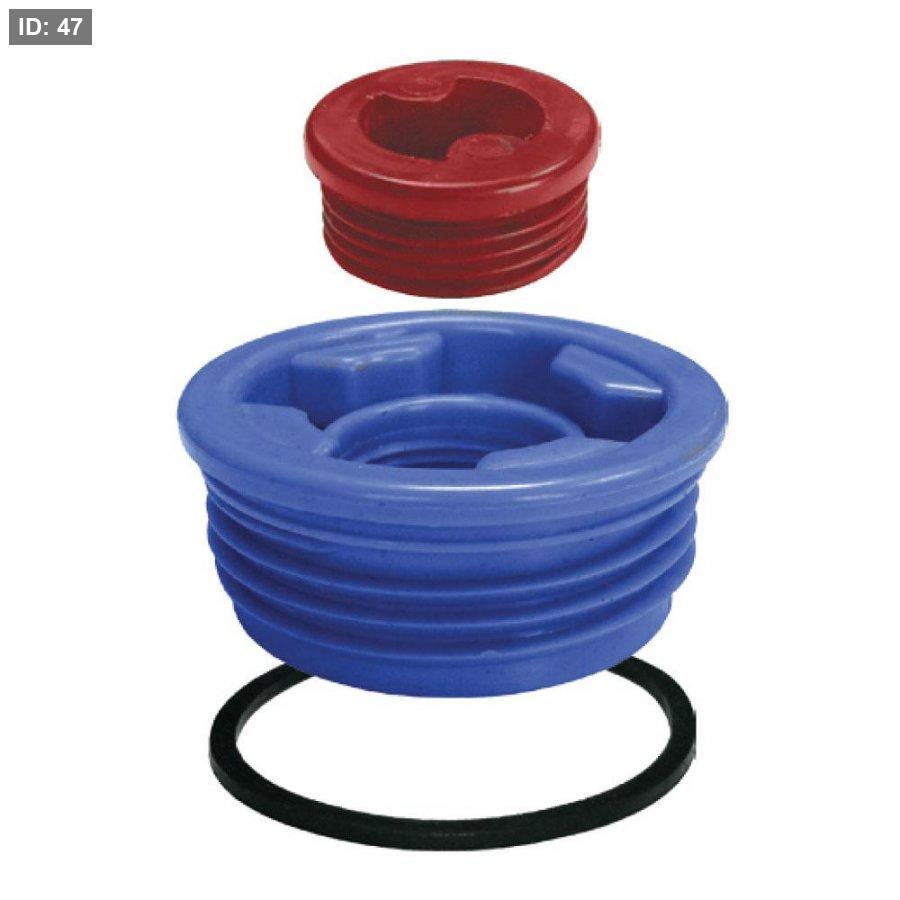 2"/3/4" container plug with eyelashes