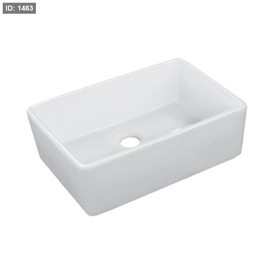 Ceramic sink, for kitchen 40*60 cm, white