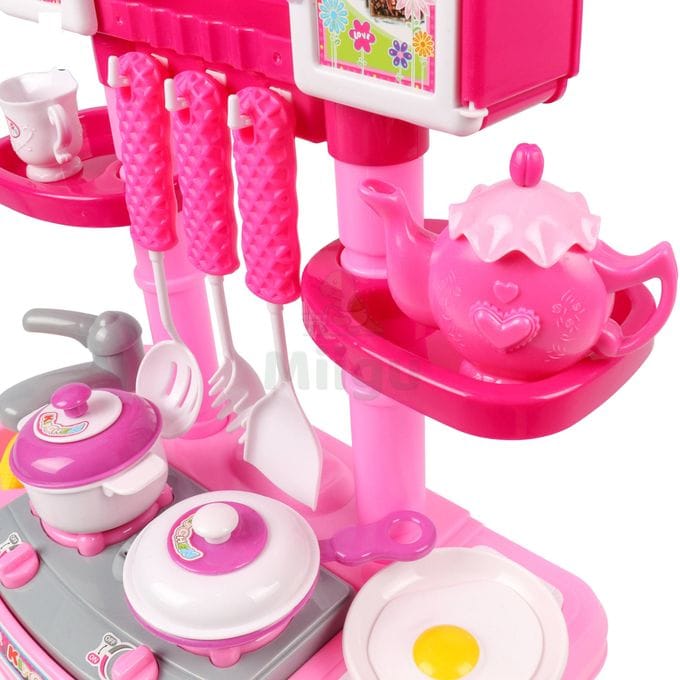 Toy kitchen set for children