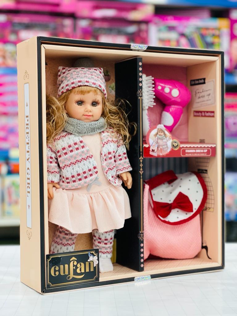 Fashion doll for dressing and styling hair