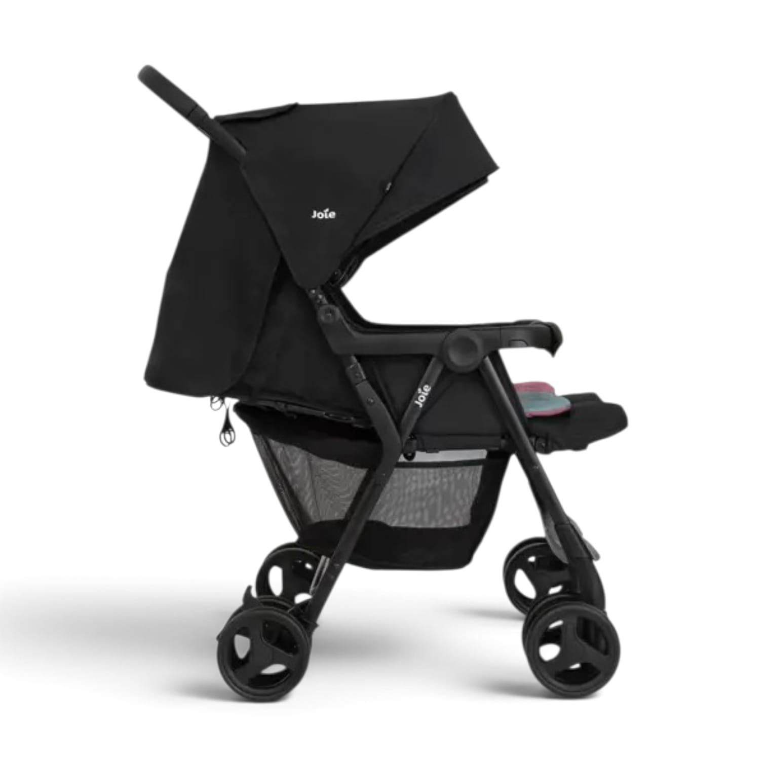 עגלת תאומים קומפקטית המתאימה מלידה aire™‎ twin - שחור/כחול ורוד Shale