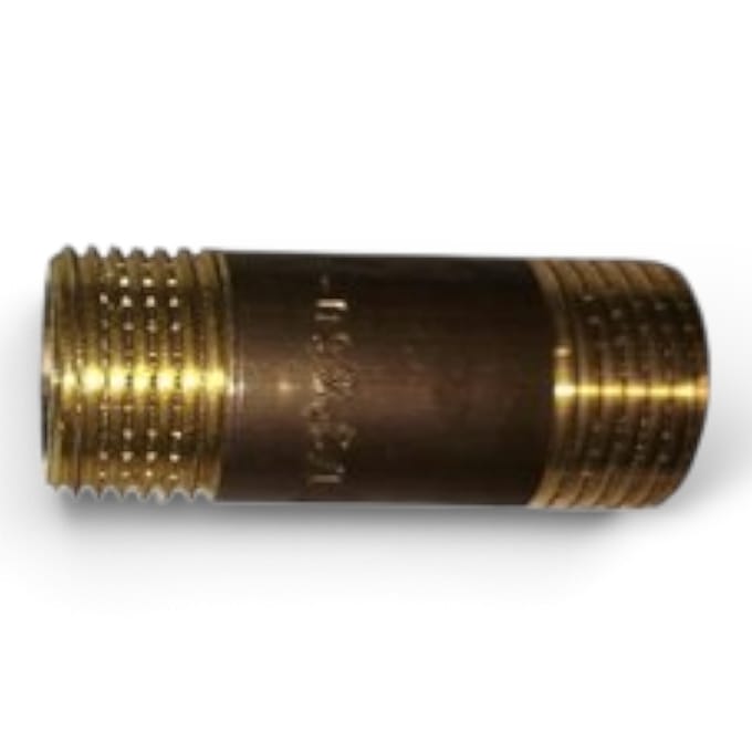 ניפל כפול פליז 3/4 ארוך 8ס"מ