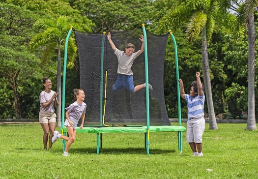 טרמפולינה 8 פיט 2.44 מטר|   Xtreme air trampolin Bestway